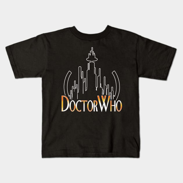 Doctor Frasier Who? Kids T-Shirt by B4DW0LF